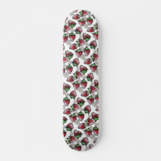 Aardbeienvloerbeien voor altijd skateboard