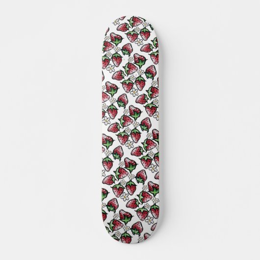 Aardbeienvloerbeien voor altijd skateboard (Voorkant)