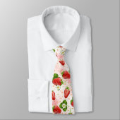 Aardbeienvruchtenzomer Stropdas (Gebonden)