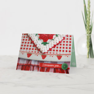  aardbeienzegeningen - "I Treasure You" Kaart