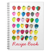 Aardbeienzoetheid Knap vruchtrecept Notitieboek (Voorkant)