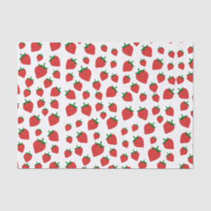 Aardbeienzomerpatroon Tissuepapier