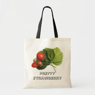 Aardbeiillustratie Personaliseren Tote Bag