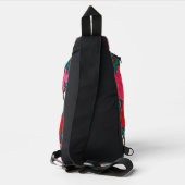 Aardbeipatroon Sling Bag (Achterkant)