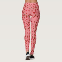 aardbeiroze leggings