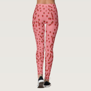aardbeiroze leggings