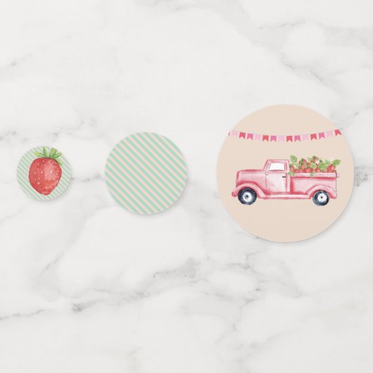 Aardbeistabel Confetti (Achterkanten)