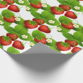 aardbeivelden cadeaupapier (Hoek)