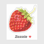  aardbeivruchten sticker (Vel)