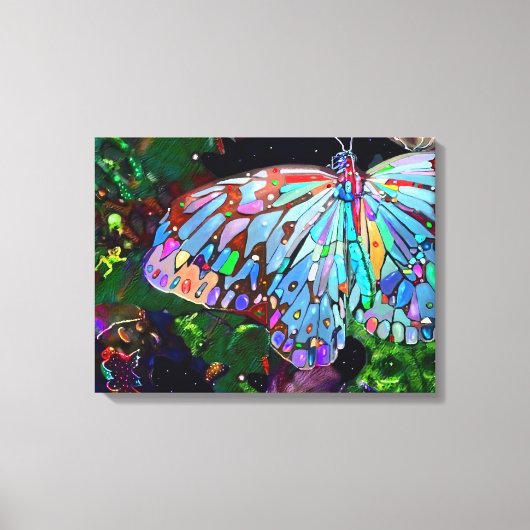 Aardbekkens Canvas Afdruk (Voorkant)