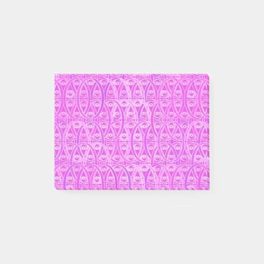 Aardbekkens - lavendel en orchidee post-it® notes (Voorkant)