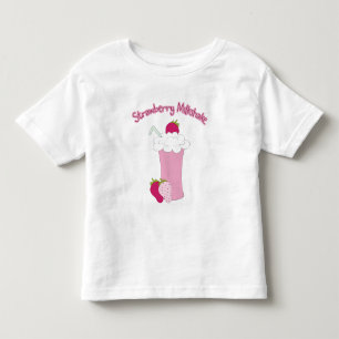 Aardbes Milkshake Kinder Shirts