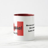 Aardbeving!-Canada 2011 Mok (Midden)