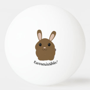 Aardbevingbare Bunny Pingpongballen