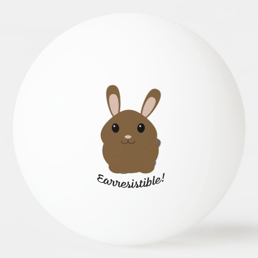Aardbevingbare Bunny Pingpongballen (Voorkant)