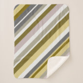 "Aardbevingen", roestachtige tapijten Sherpa Deken (Voorkant)