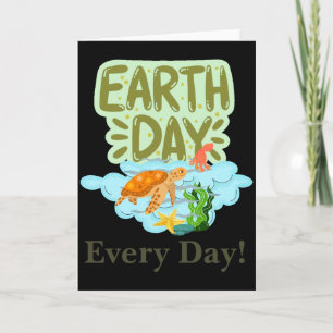 Aarddag Elke Dag Ga Groen Ons Planeet Redden Poste Kaart