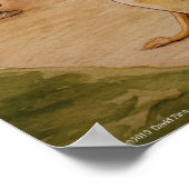 aarddag in een haven (poster) poster (Hoek)