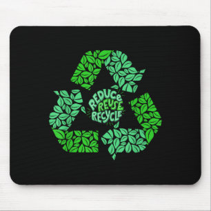 Aarddag Recycling Logo Vintage Recycling Cadeau Muismat