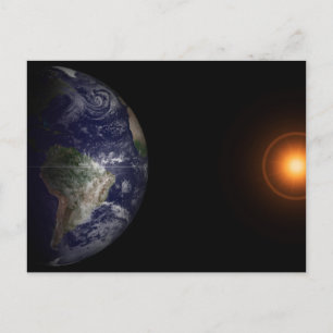 Aarde aan de Equinox. Briefkaart