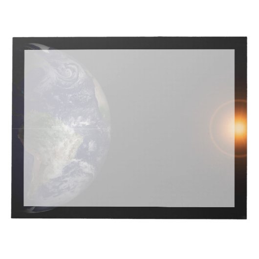 Aarde aan de Equinox. Notitieblok (Voorkant)