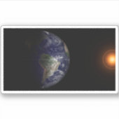 Aarde aan de Equinox. Sticker (Voorkant)