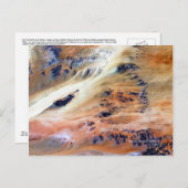 Aarde als BRIEFKAARTEN van de Reeks van de KUNST (Voorkant / Achterkant)