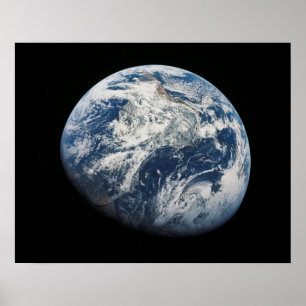 Aarde bekeken vanuit Apollo 8 Poster