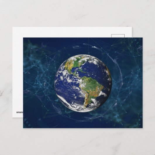 Aarde Briefkaart (Voorkant / Achterkant)