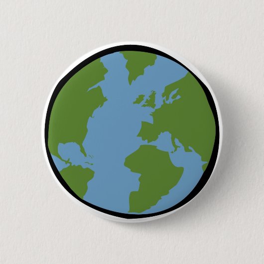 Aarde-Button Ronde Button 5,7 Cm (Voorkant)