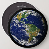 Aarde-Buttonnen Ronde Button 6,0 Cm (Voorkant /achterkant)