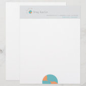 Aarde Chat Persoonlijk Briefhoofd (Voorkant / Achterkant)