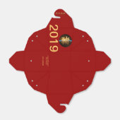 Aarde-Chinees varkensjaar 2019 Bedankdoosjes (Uitgevouwen)
