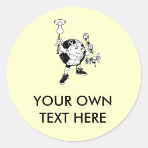 AARDE DAG - bespaar energie Ronde Sticker