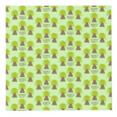 Aarde-dag bomen gepersonaliseerd kubus (Rechts)