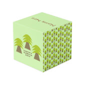 Aarde-dag bomen gepersonaliseerd kubus (Achter hoekig)