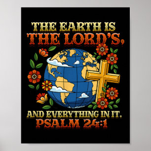 Aarde dag klimaatverandering bewustzijn milieu poster