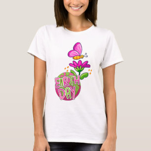 AARDE DAG ONTWERP VOOR VROUWEN & MEISJES T-SHIRT