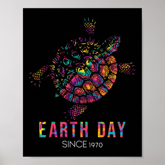 Aarde-dag van de schildpad poster (Voorkant)