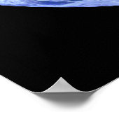 Aarde - de blauwe marmer poster (Hoek)