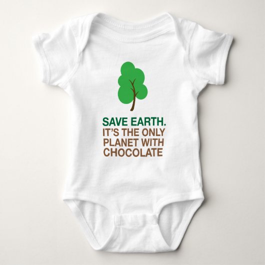 Aarde, de enige planeet met chocolade romper (Voorkant)