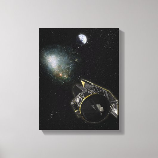 Aarde, een object Melkweg Canvas Afdruk (Voorkant)