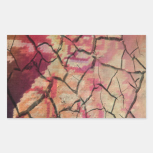 Aarde Elegante Leeuw: Hakuna Matata Textured Desig Rechthoekige Sticker