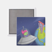 Aarde Elementair Magnet Magneet (Voorkant / Achterkant)