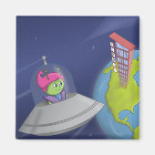 Aarde Elementair Magnet Magneet (Voorkant)