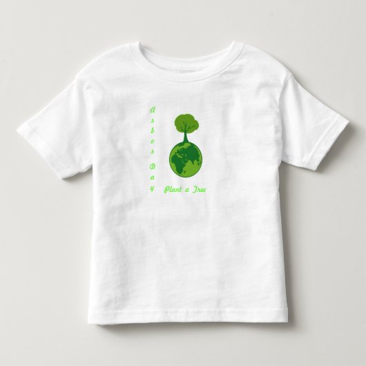 Aarde en boom - kinder shirts (Voorkant)
