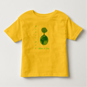 Aarde en boom - kinder shirts
