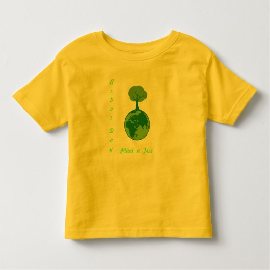 Aarde en boom - kinder shirts (Voorkant)
