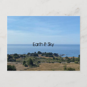 Aarde en hemel briefkaart