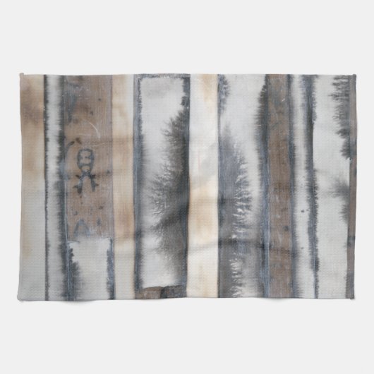 Aarde en rook I Theedoek (Horizontaal)